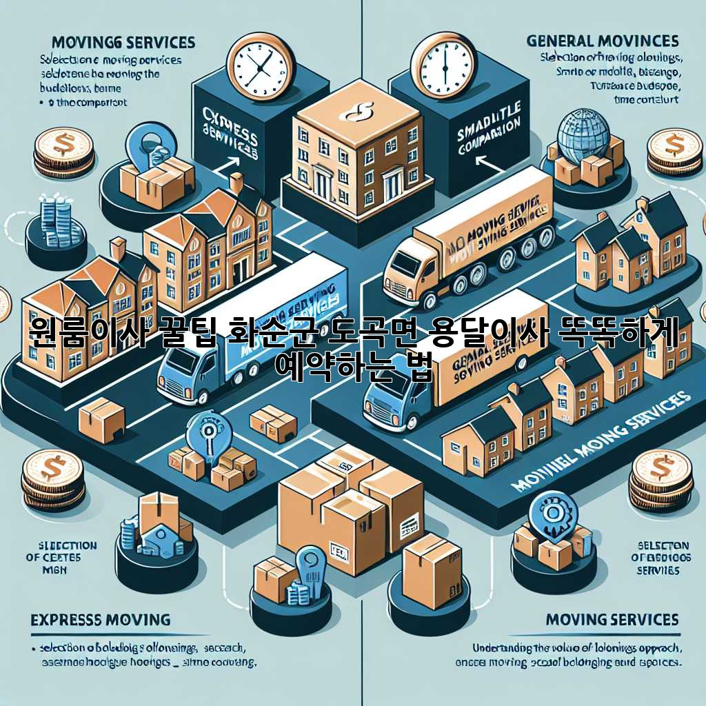 원룸이사 꿀팁🍯 화순군 도곡면 용달이사 똑똑하게 예약하는 법!