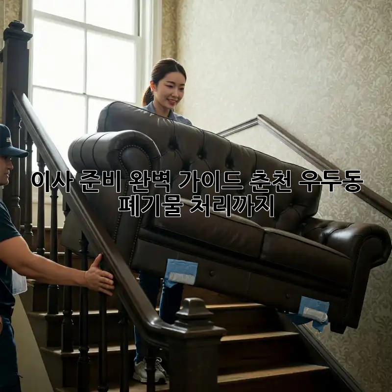 이사 준비 완벽 가이드: 춘천 우두동 폐기물 처리까지!