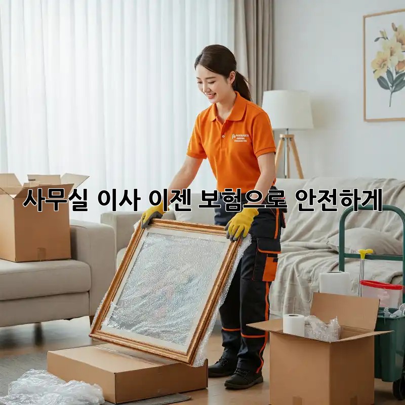 사무실 이사? 이젠 보험으로 안전하게!