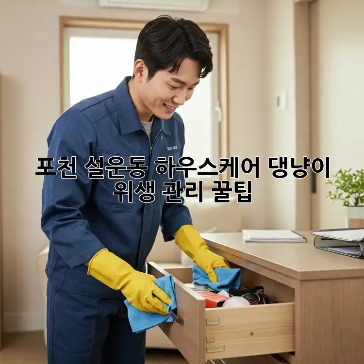 포천 설운동 하우스케어🏡 댕냥이 위생 관리 꿀팁! ✨