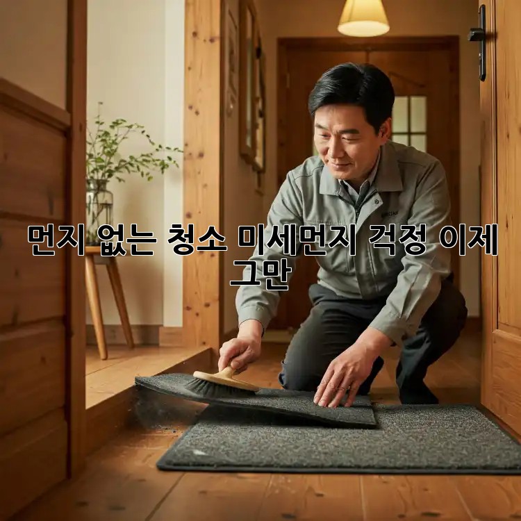 먼지 없는 청소: 미세먼지 걱정, 이제 그만!