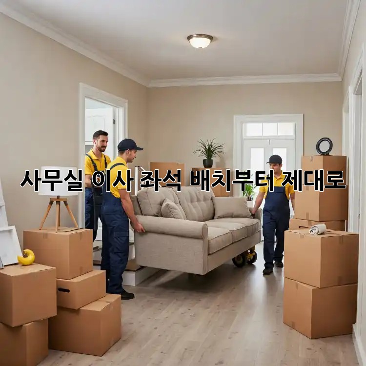 사무실 이사? 좌석 배치부터 제대로! ✨